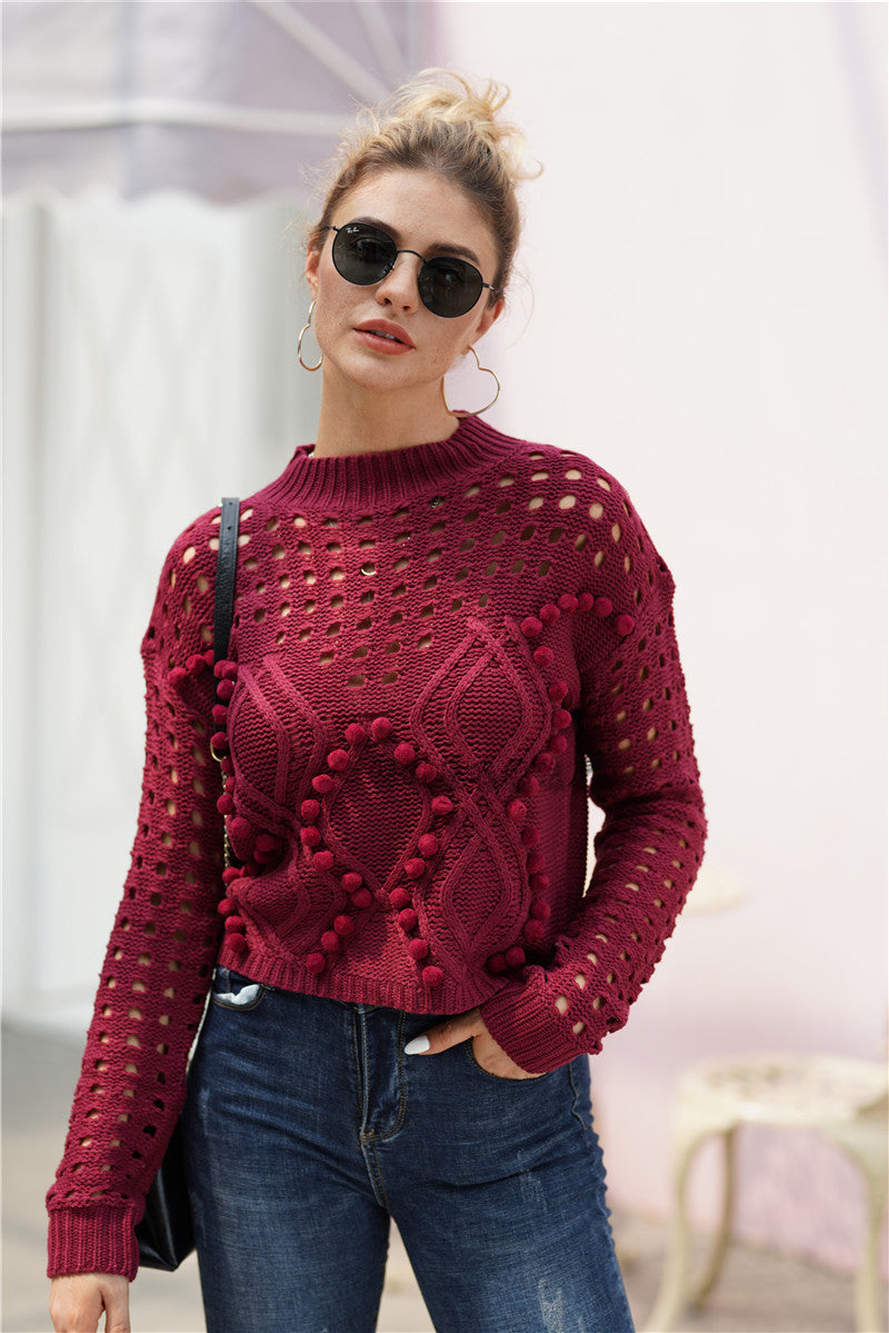 Women's knitted sweater Path of Threads