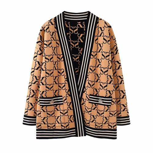 Knitted cardigan jacket Path of Threads