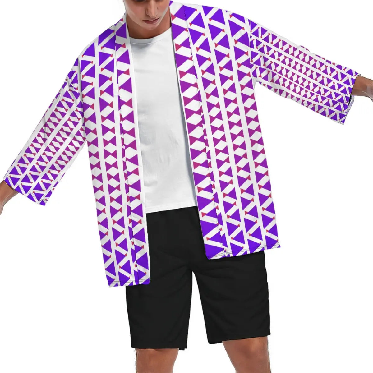 Purple Trip Kimono Cardigan Sacred In Sight