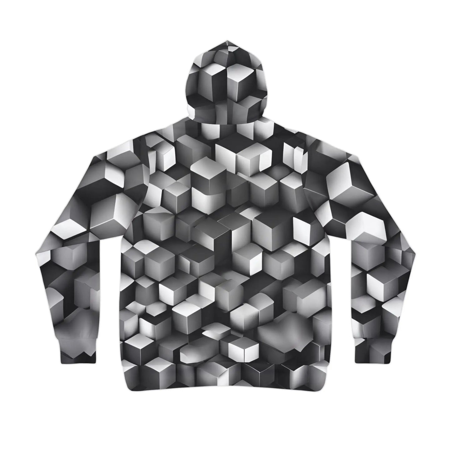 3D Block Hoodie Printify