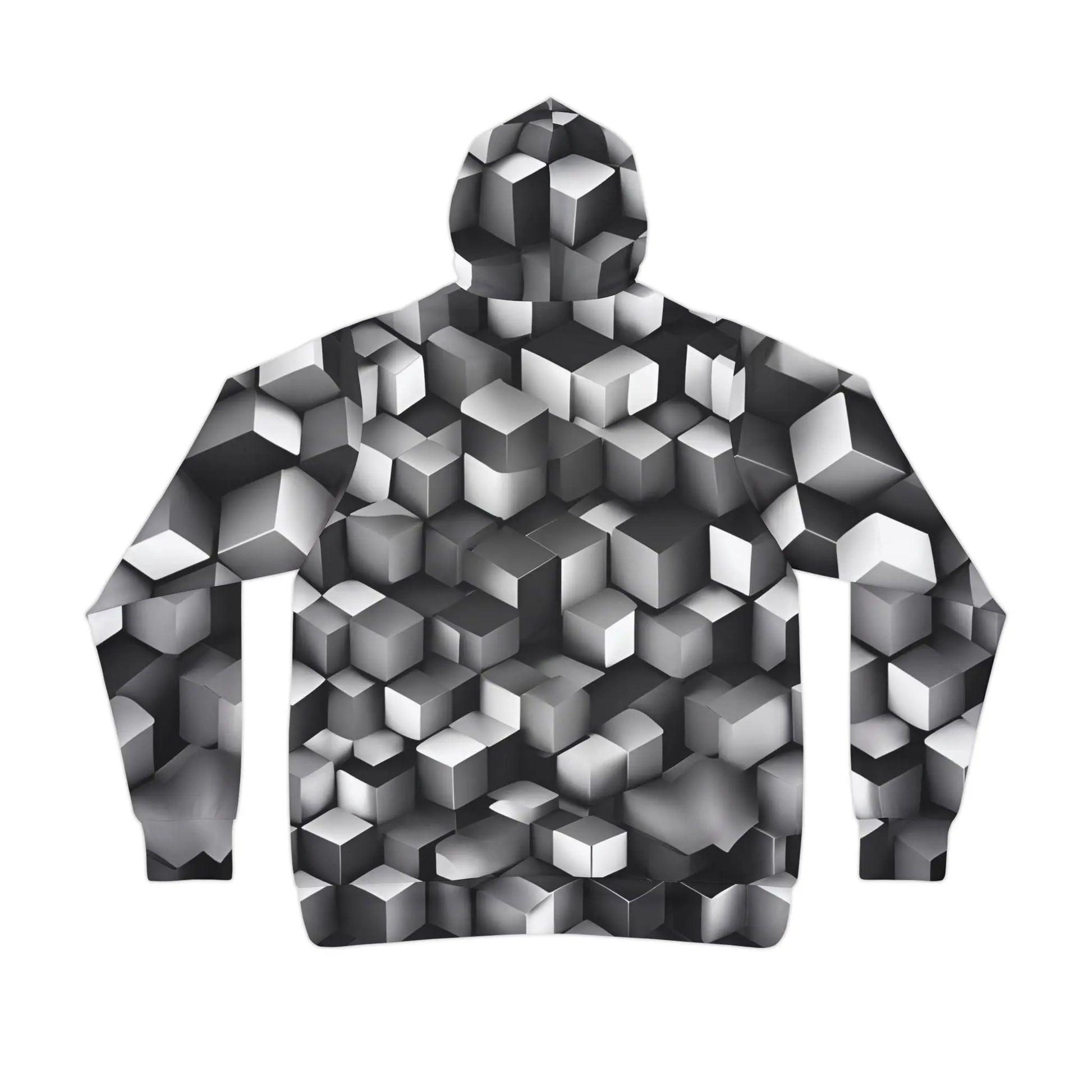 3D Block Hoodie Printify