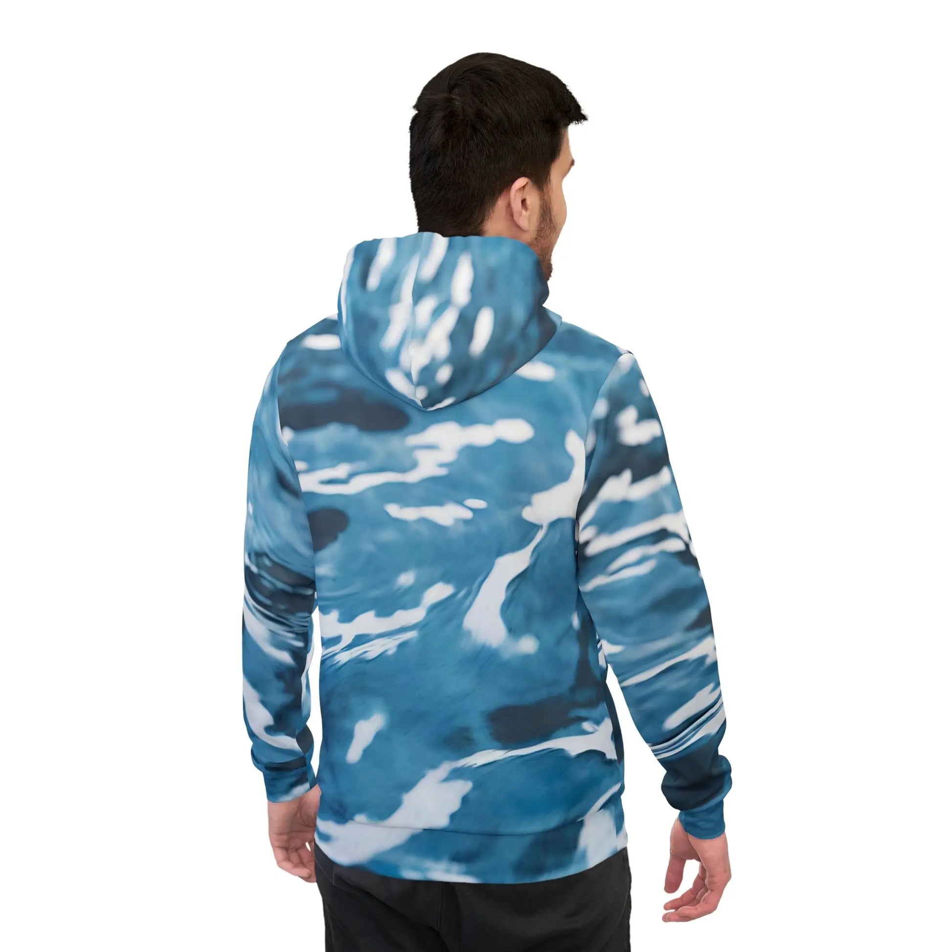 Blue Water Athletic Hoodie Printify