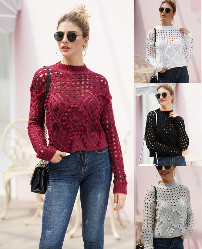 Women's knitted sweater Path of Threads
