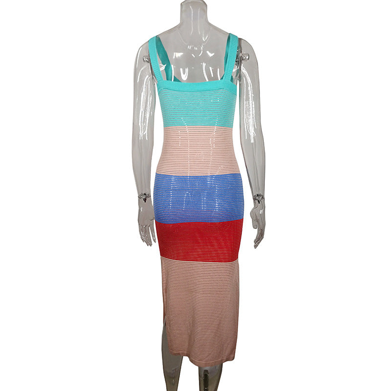 Suspender knitted dress Path of Threads