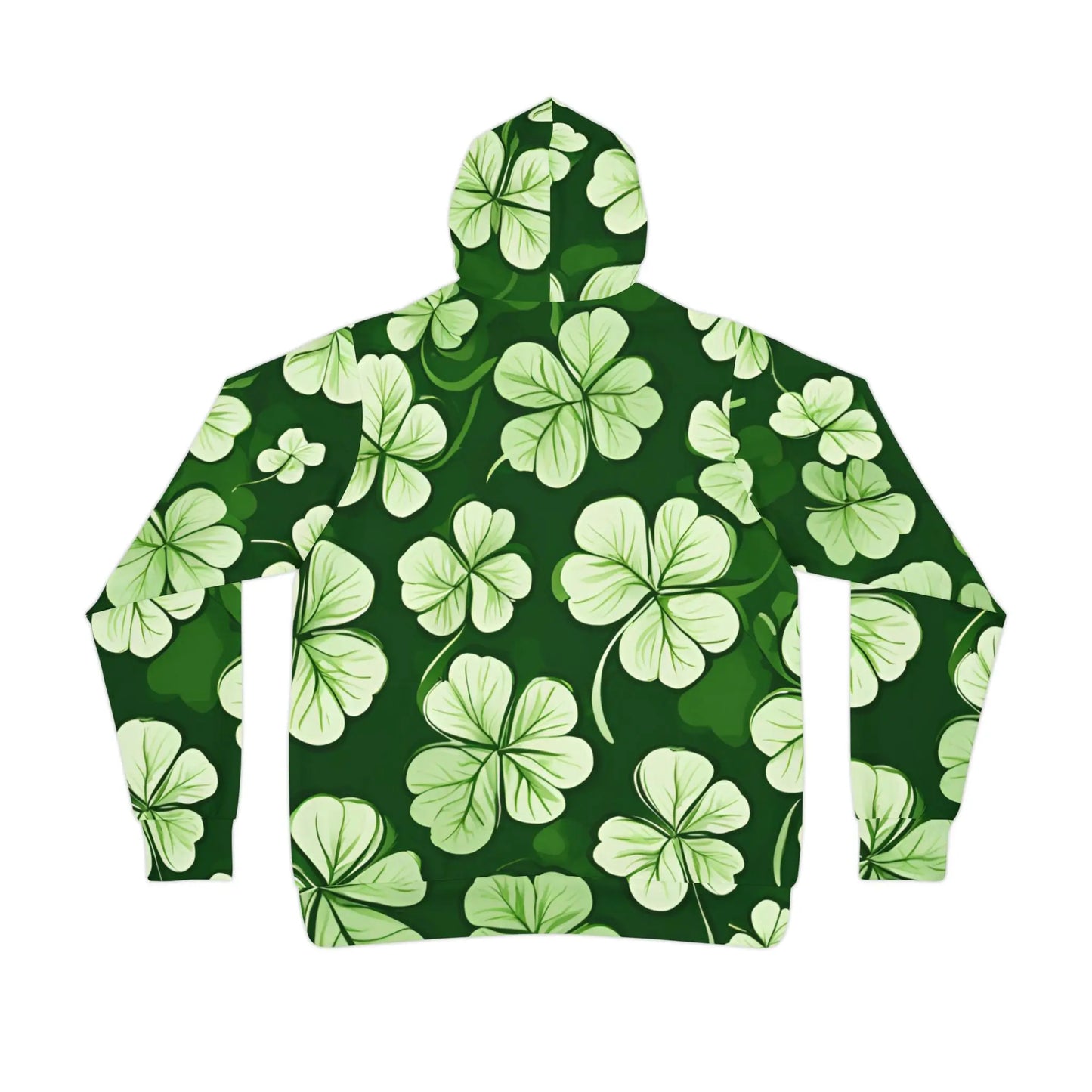 Green Clover Hoodie Printify