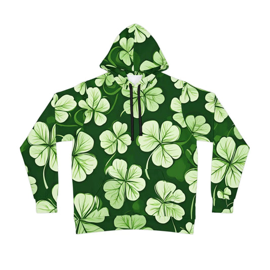 Green Clover Hoodie Printify