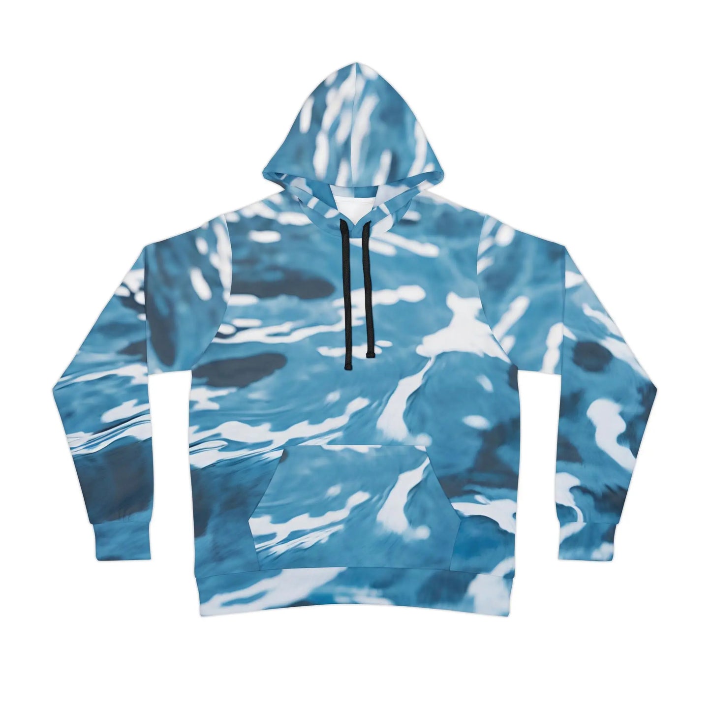 Blue Water Athletic Hoodie Printify